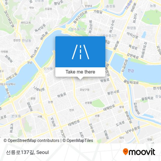 선릉로137길 map