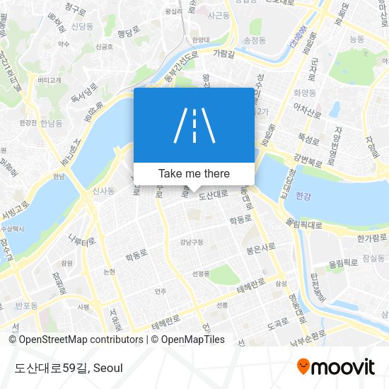 도산대로59길 map