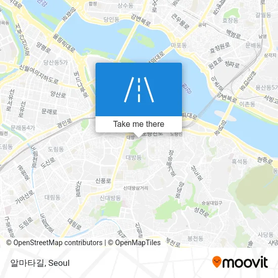 알마타길 map