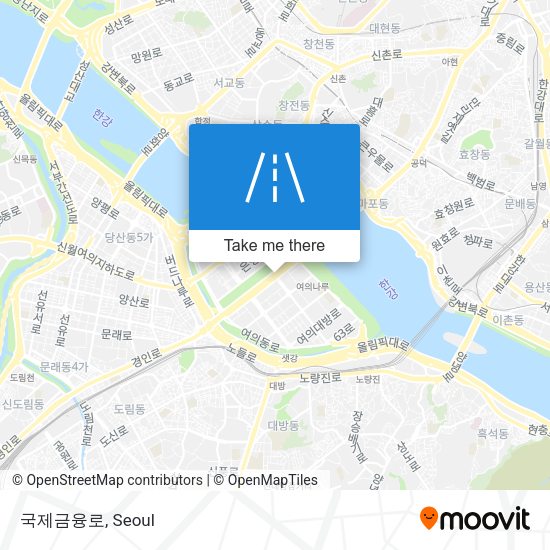 국제금융로 map