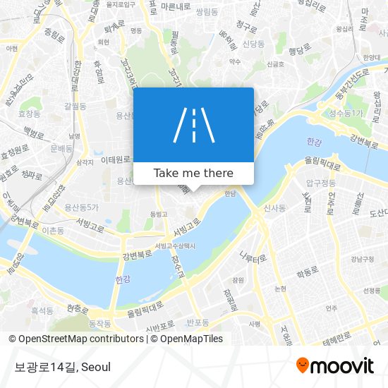 보광로14길 map