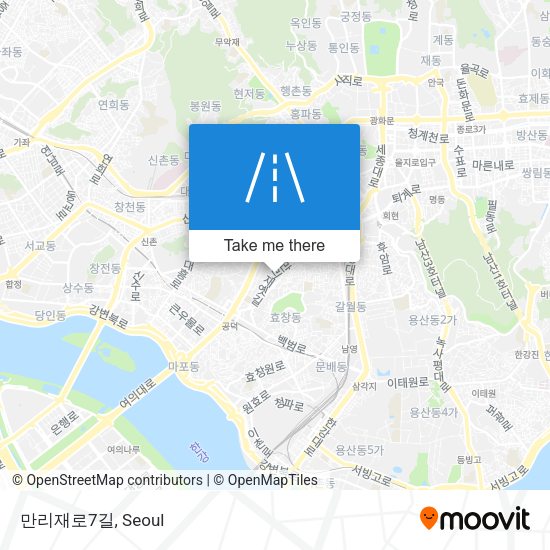 만리재로7길 map