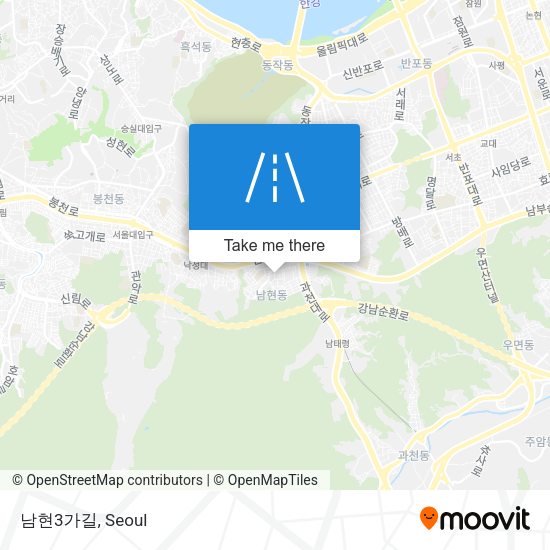 남현3가길 map