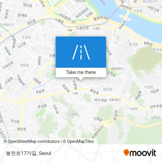 봉천로17가길 map
