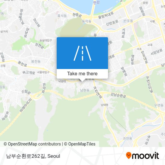 남부순환로262길 map