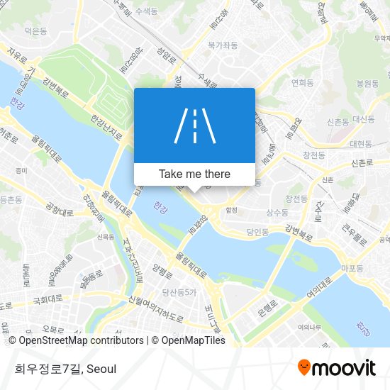 희우정로7길 map