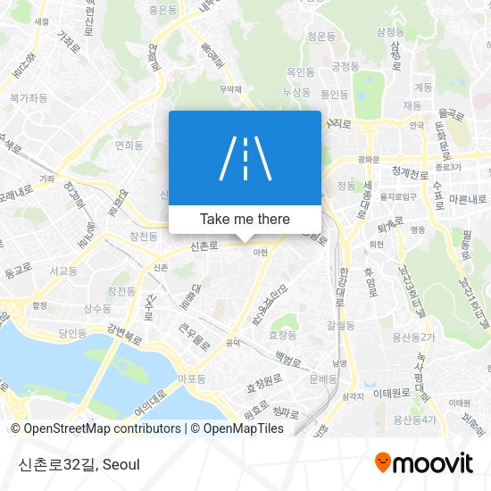 신촌로32길 map