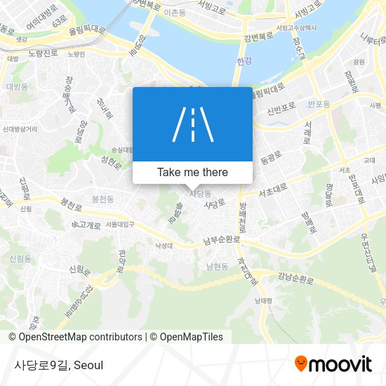 사당로9길 map