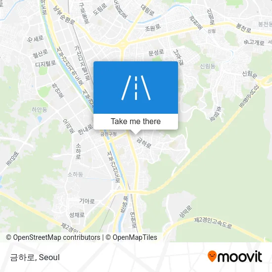 금하로 map