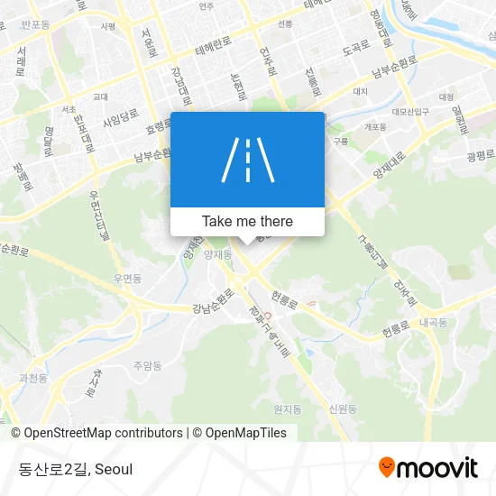 동산로2길 map