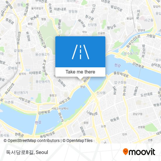 독서당로8길 map