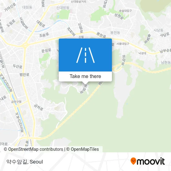 약수암길 map