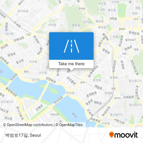 백범로17길 map