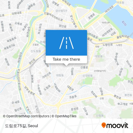 도림로75길 map