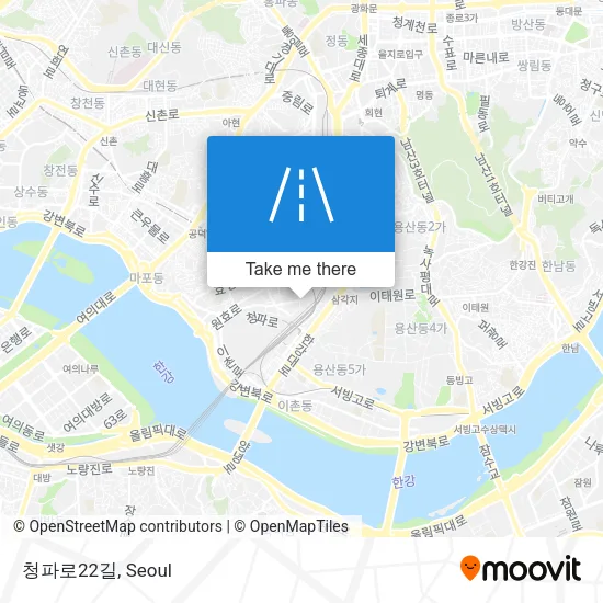 청파로22길 map