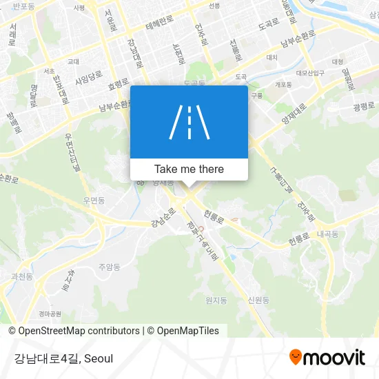 강남대로4길 map