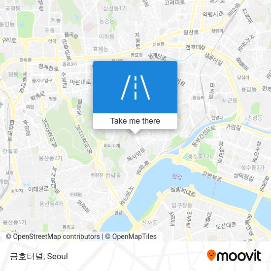 금호터널 map