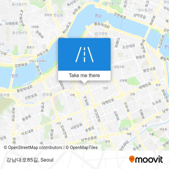 강남대로85길 map