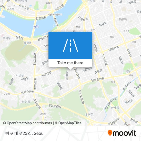 반포대로23길 map