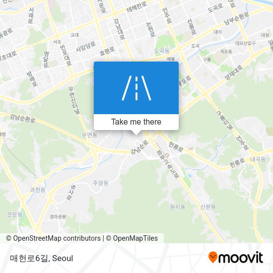 매헌로6길 map