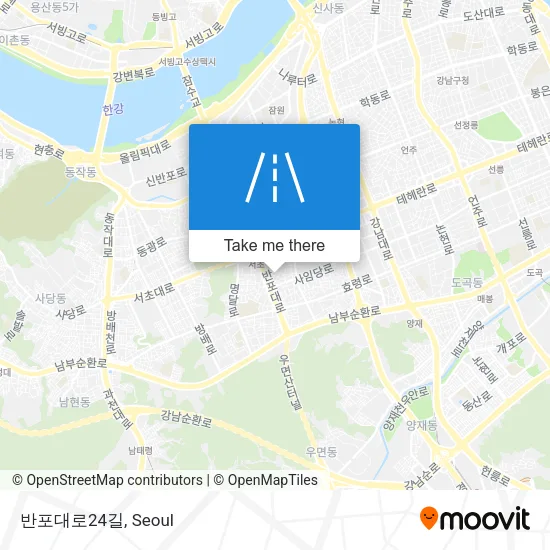 반포대로24길 map