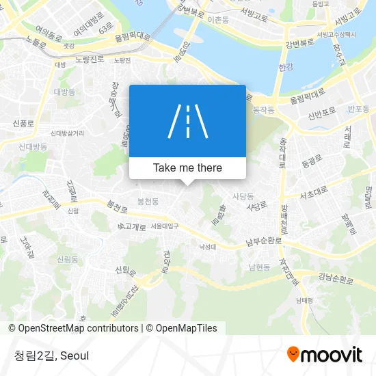청림2길 map