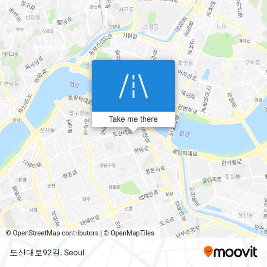 도산대로92길 map