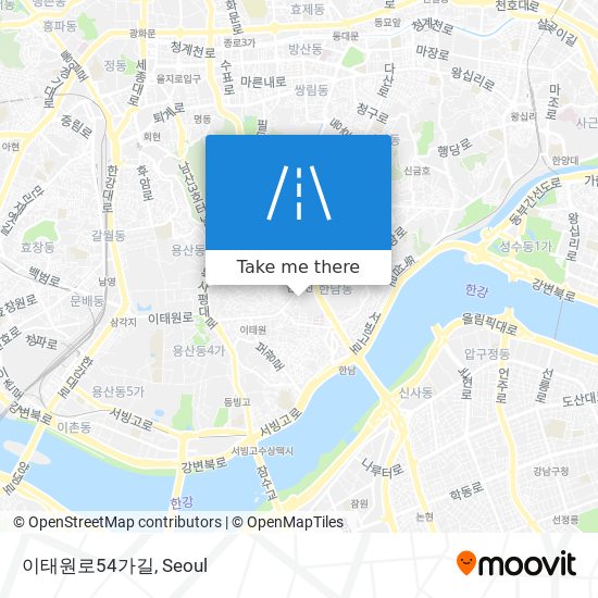 이태원로54가길 map