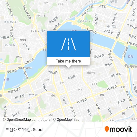도산대로16길 map