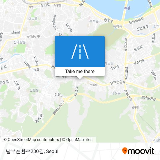 남부순환로230길 map
