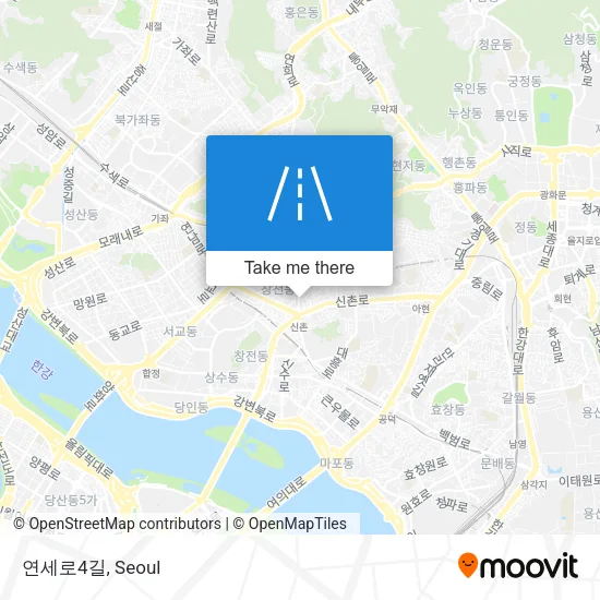 연세로4길 map