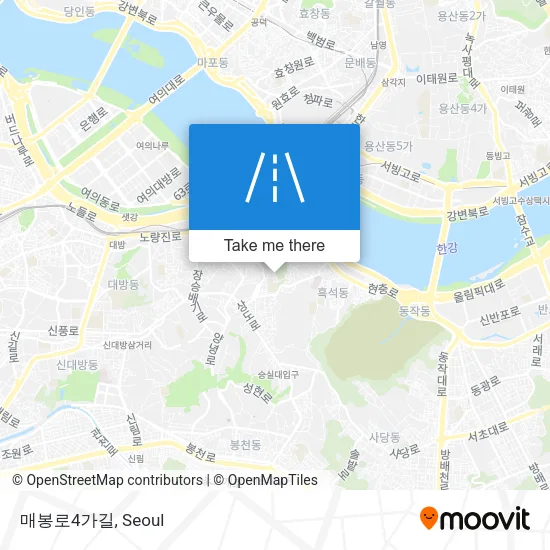 매봉로4가길 map