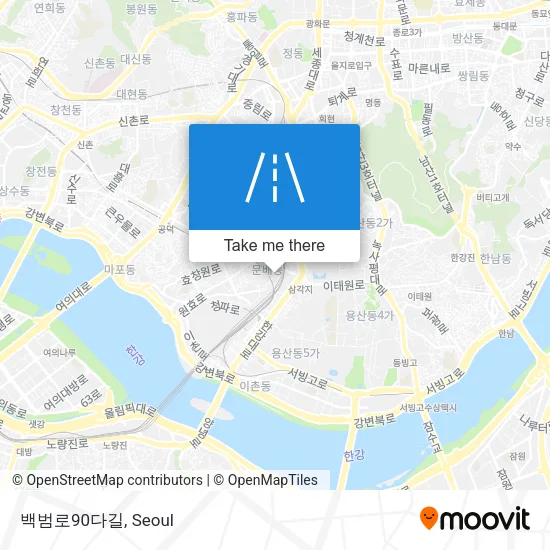 백범로90다길 map