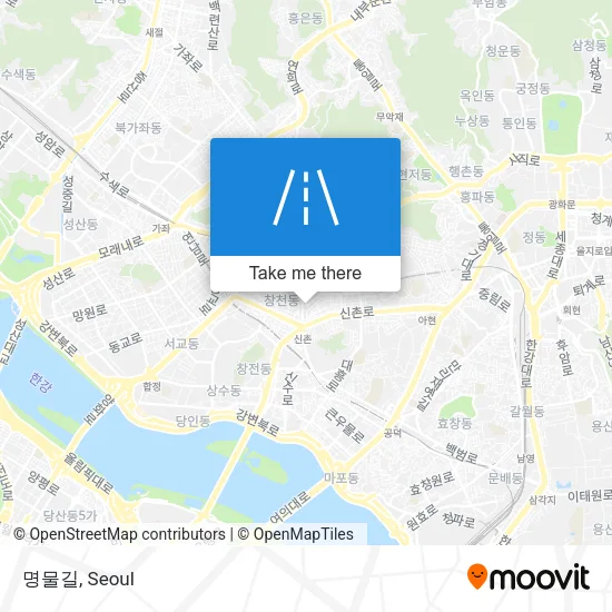 명물길 map