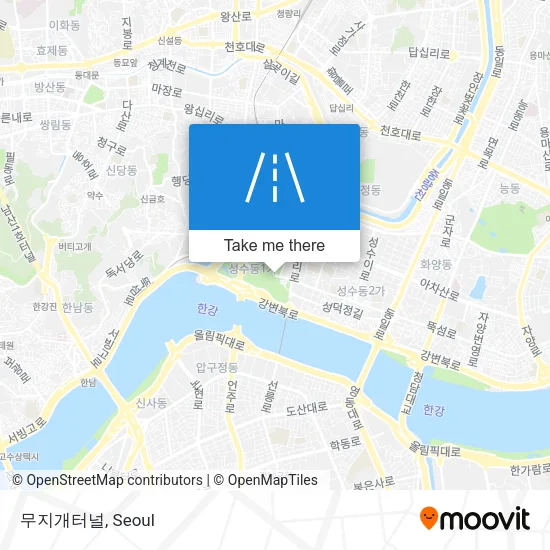 무지개터널 map