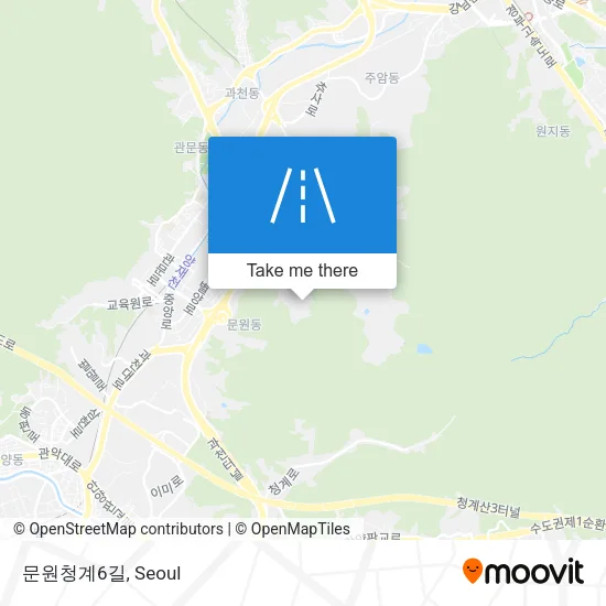 문원청계6길 map