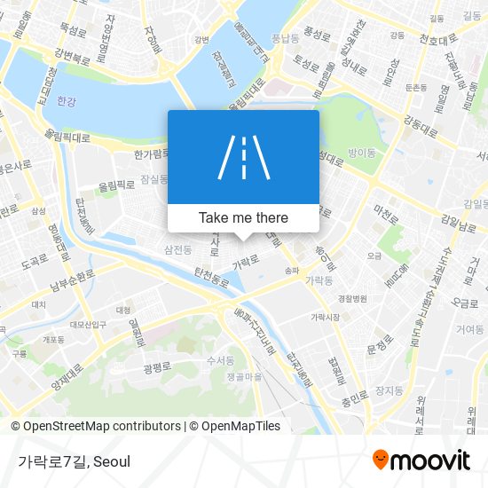 가락로7길 map