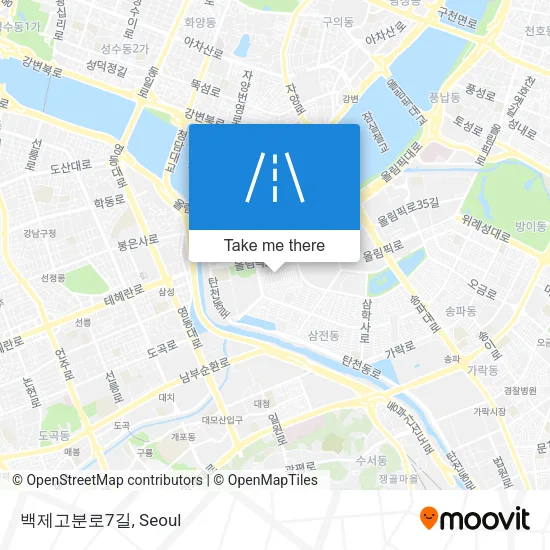 백제고분로7길 map