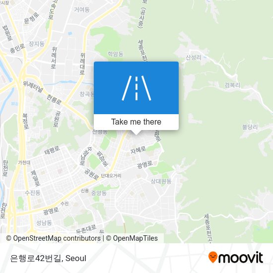 은행로42번길 map