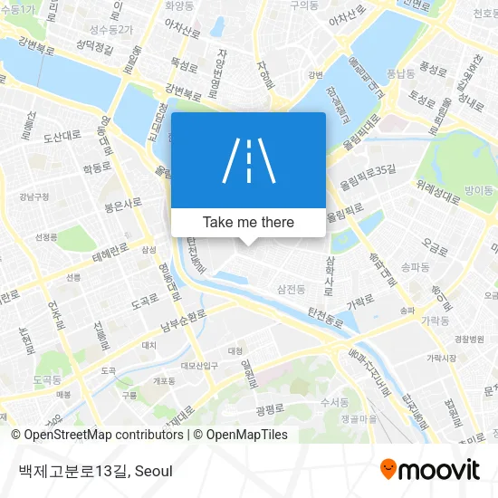 백제고분로13길 map
