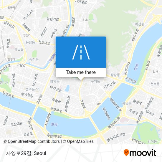 자양로29길 map