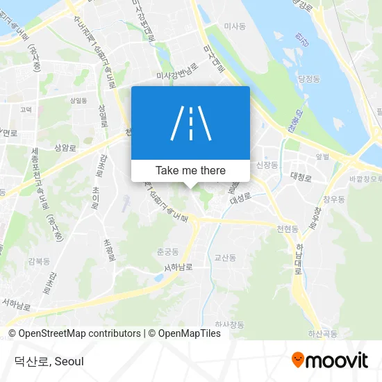 덕산로 map