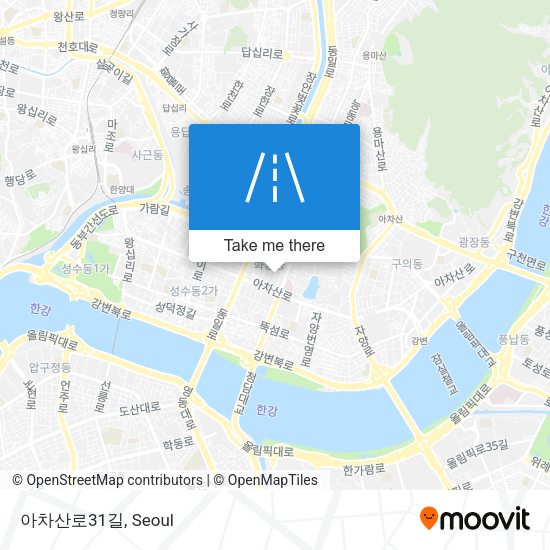 아차산로31길 map