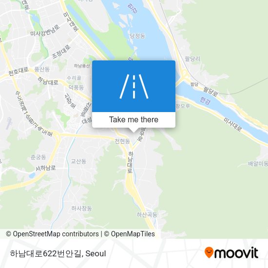 하남대로622번안길 map
