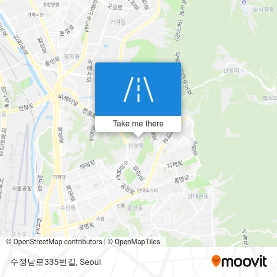 수정남로335번길 map