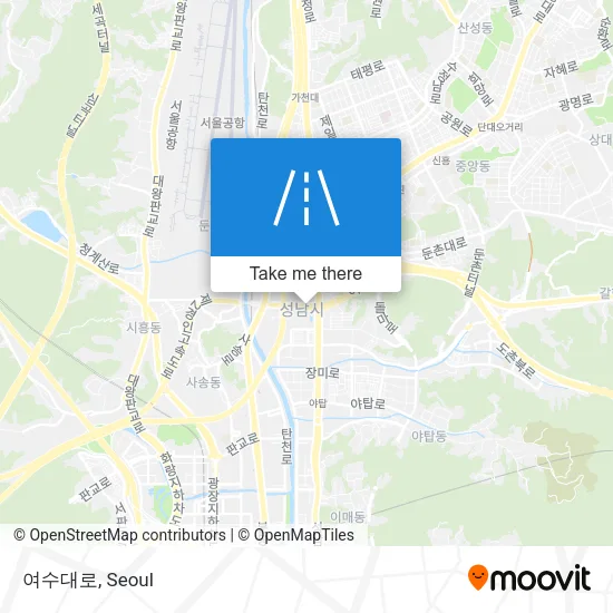여수대로 map