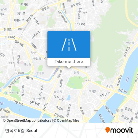 면목로6길 map