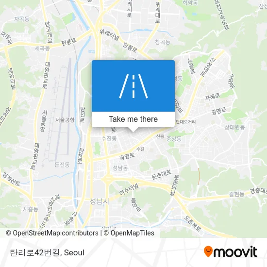 탄리로42번길 map