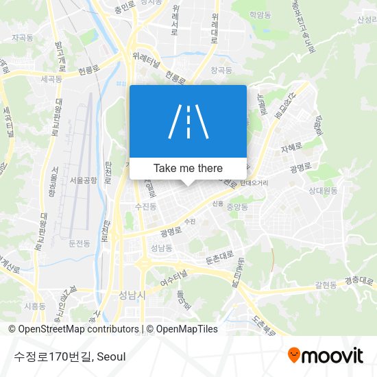 수정로170번길 map