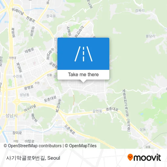 사기막골로9번길 map